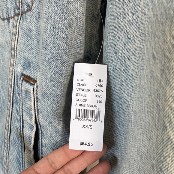 PacSun Sherpa Trucker Jacket - XS/S (Oversized fit) - Picture 6 of 8